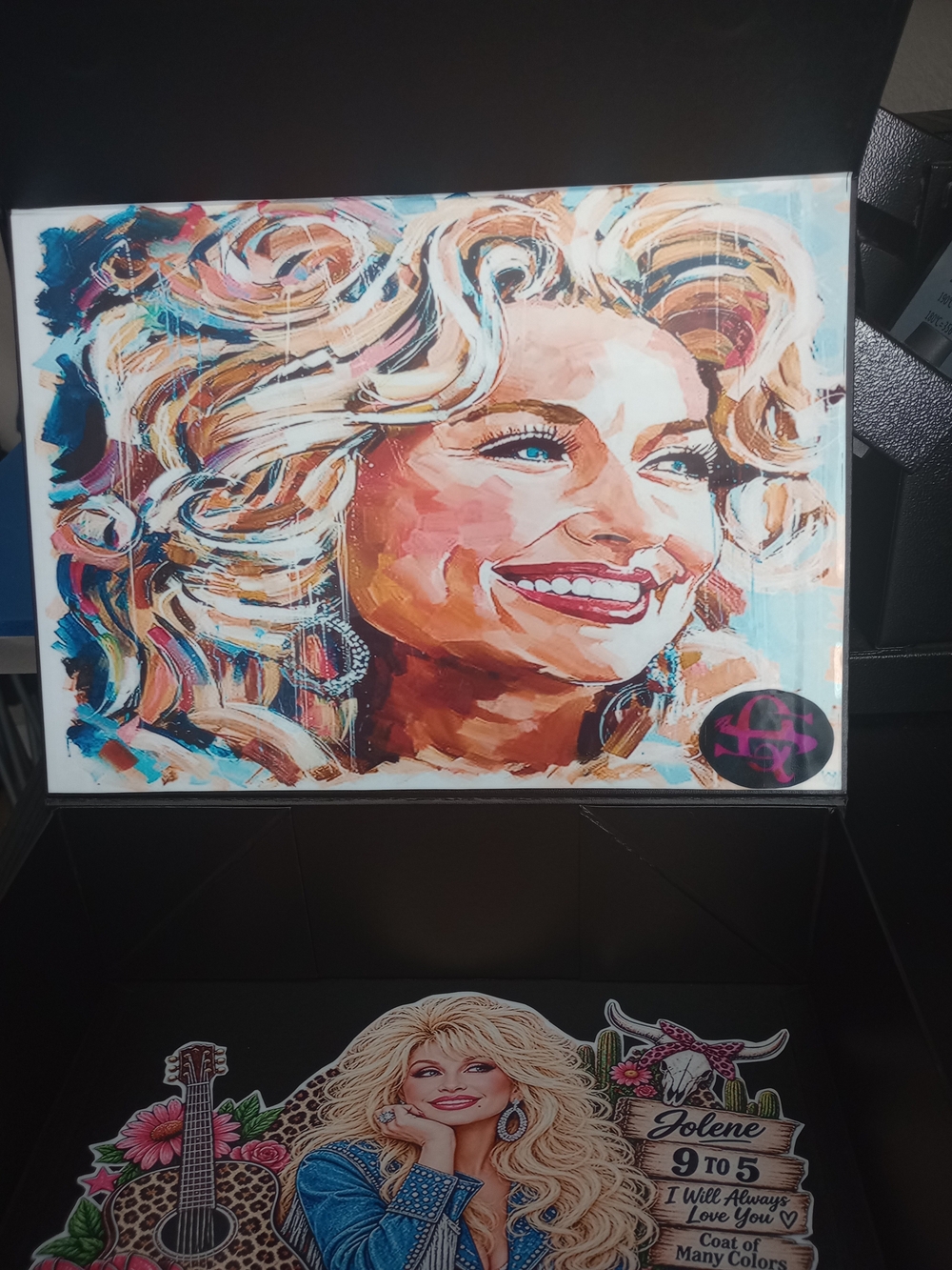 Custom Box Honoring Dolly Parton - Picture 2 of 3